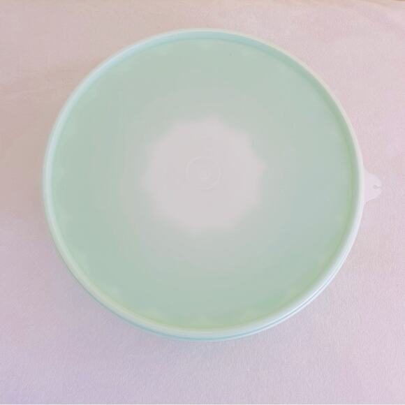 Vintage 3pc Tupperware Jello Mold Ring Bowl Mint Green, Ice, 1201 1202 1203 - Picture 3 of 8